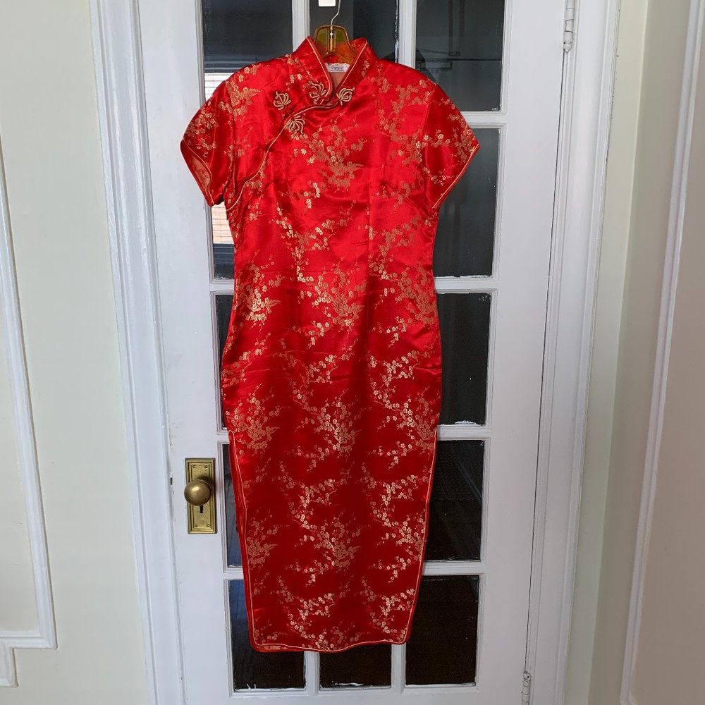 Chinese Jacquard Long dress